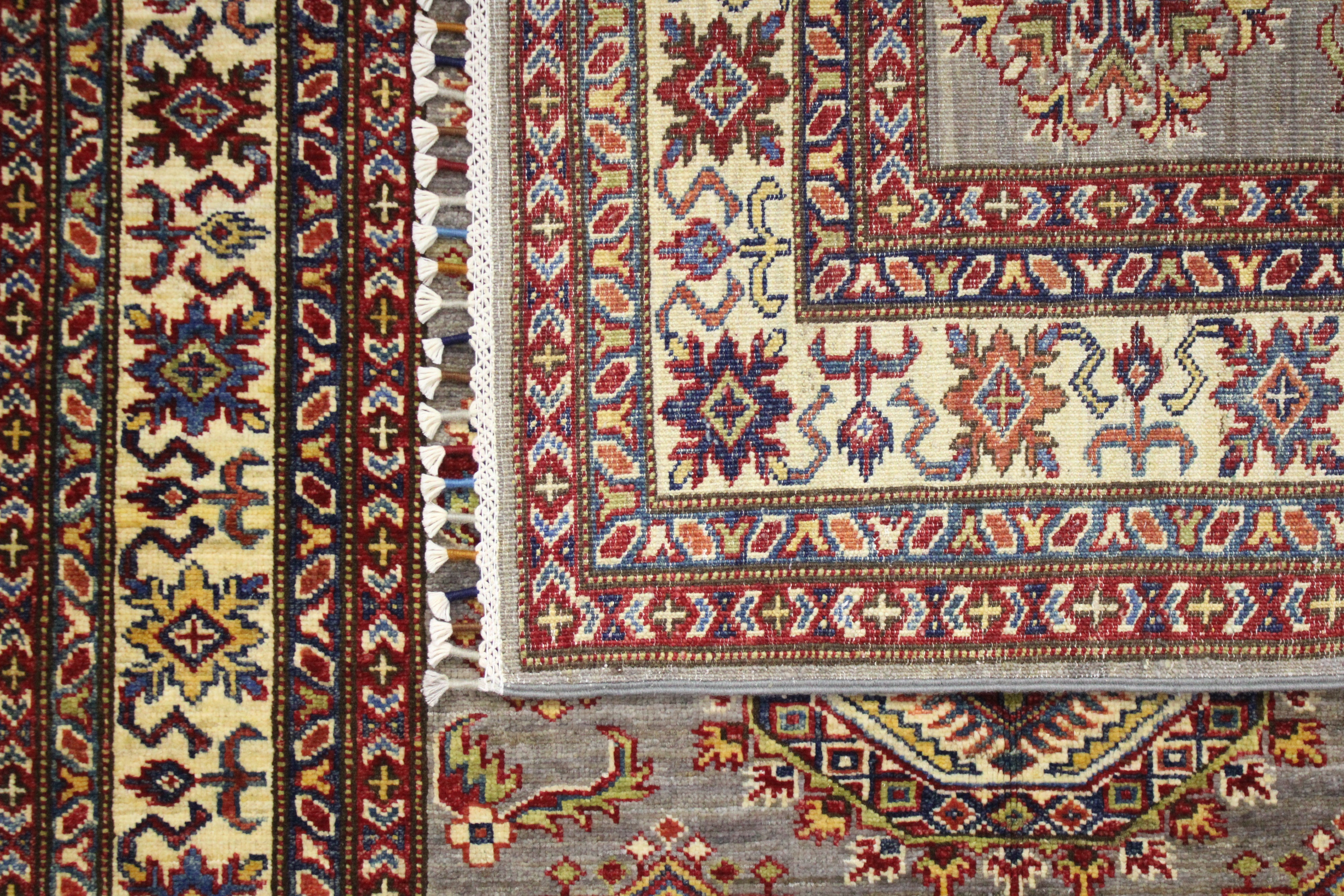 Afghan Handmade Fine Quality Kazak "Shirvan" Rug