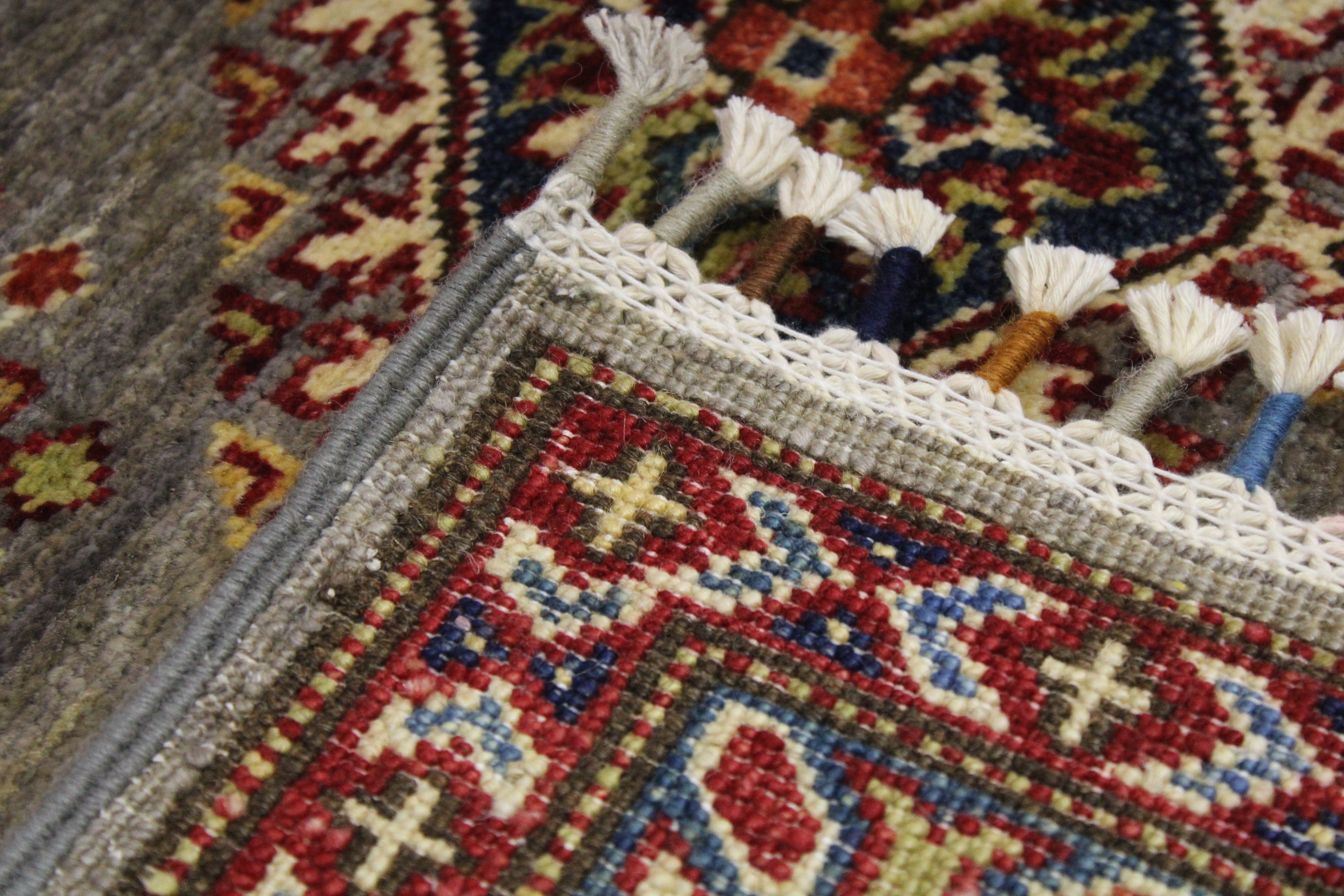 Afghan Handmade Fine Quality Kazak "Shirvan" Rug