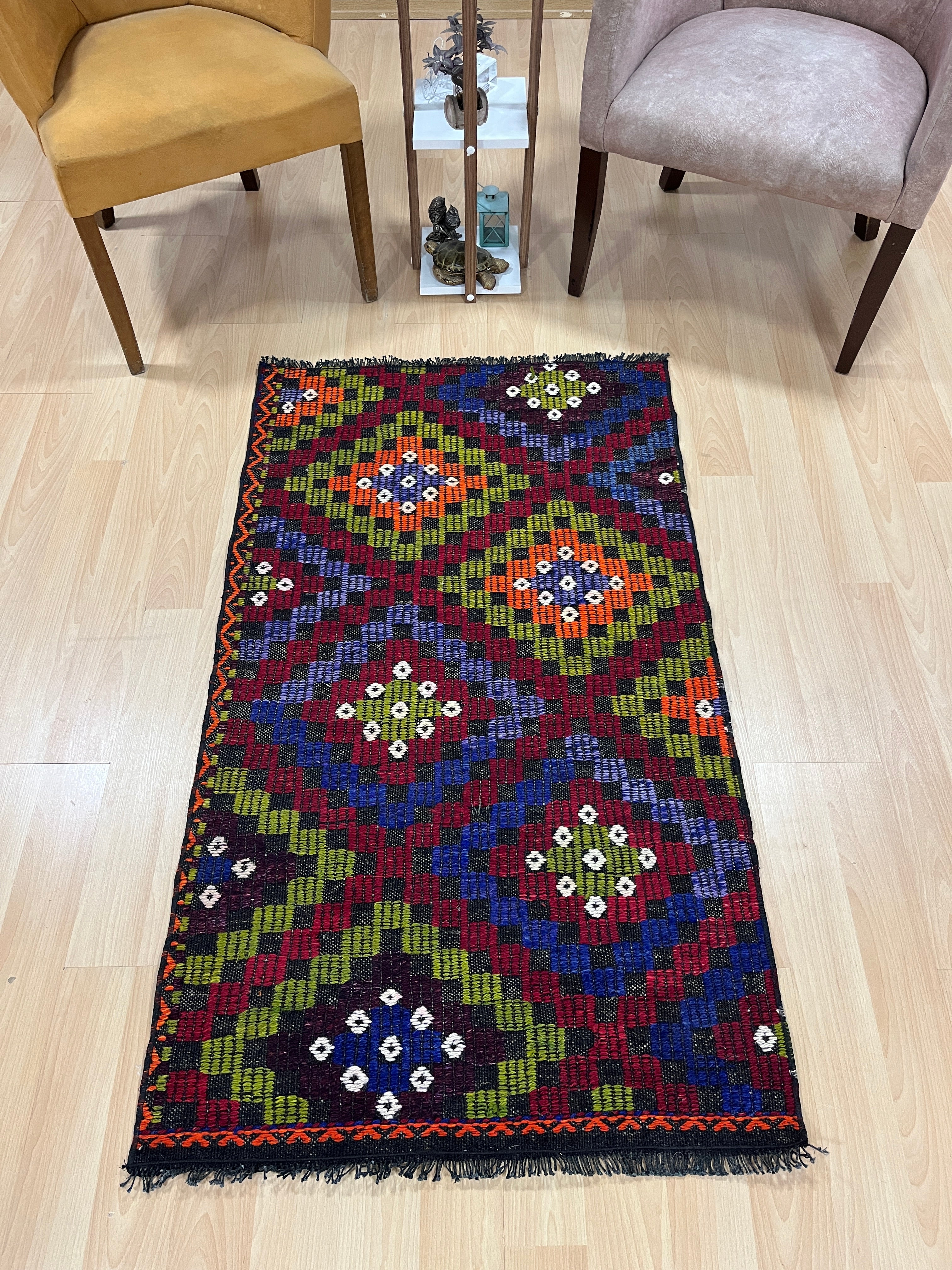 Authentic Handwoven Turkish Kilim