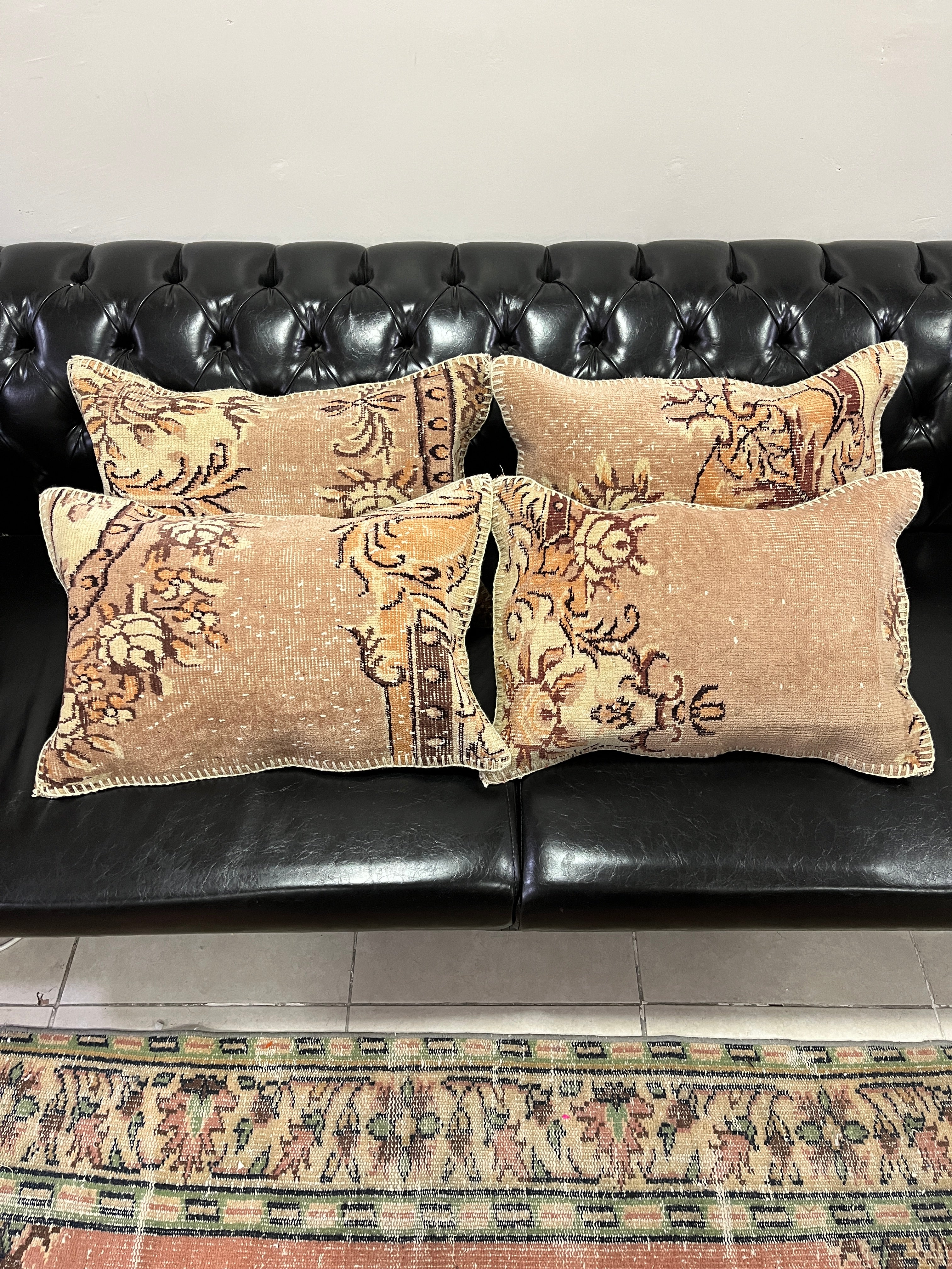 El Yapımı Otantik Yastık Kılıfı Seti