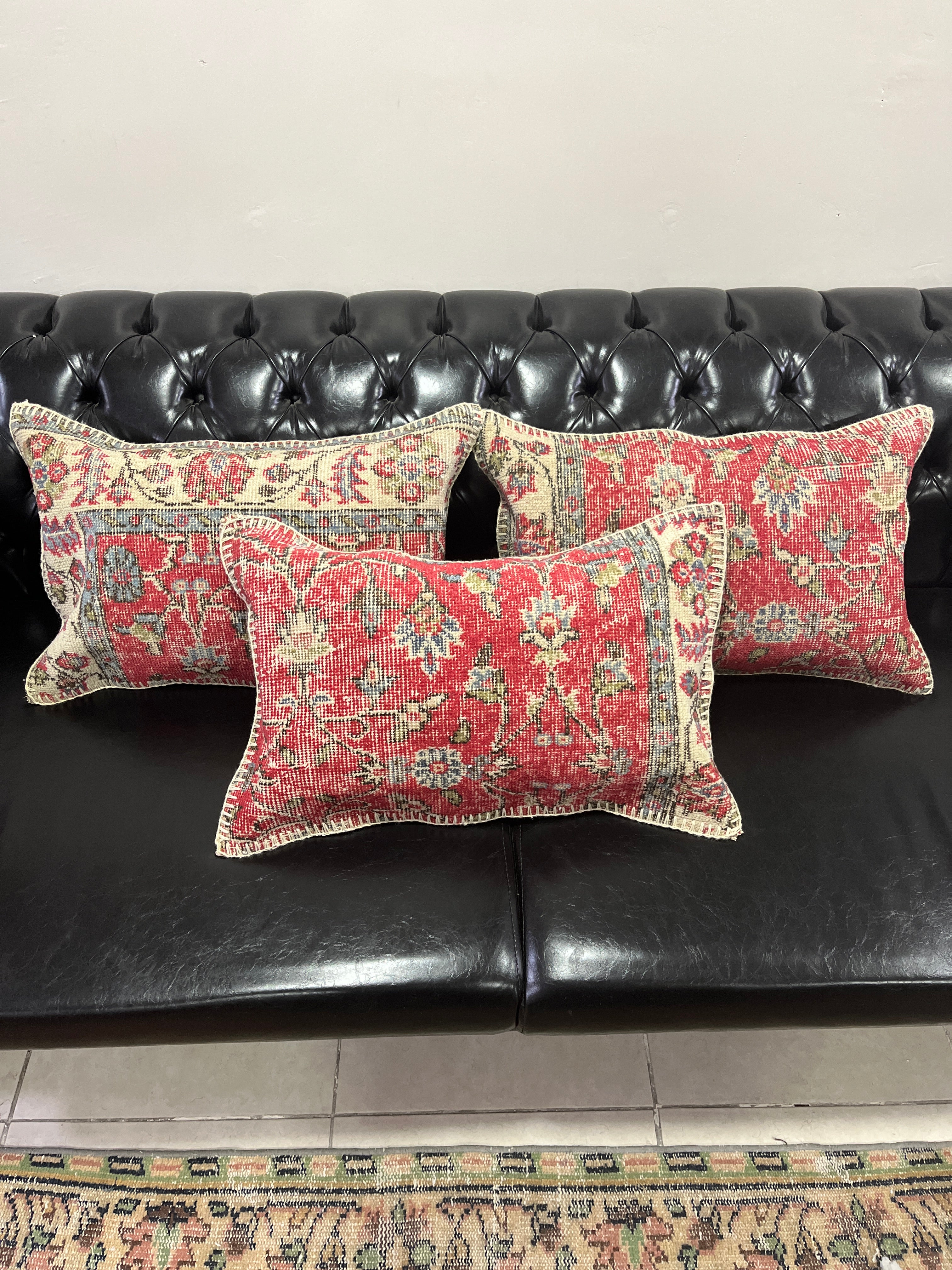 El Yapımı Otantik Yastık Kılıfı Seti