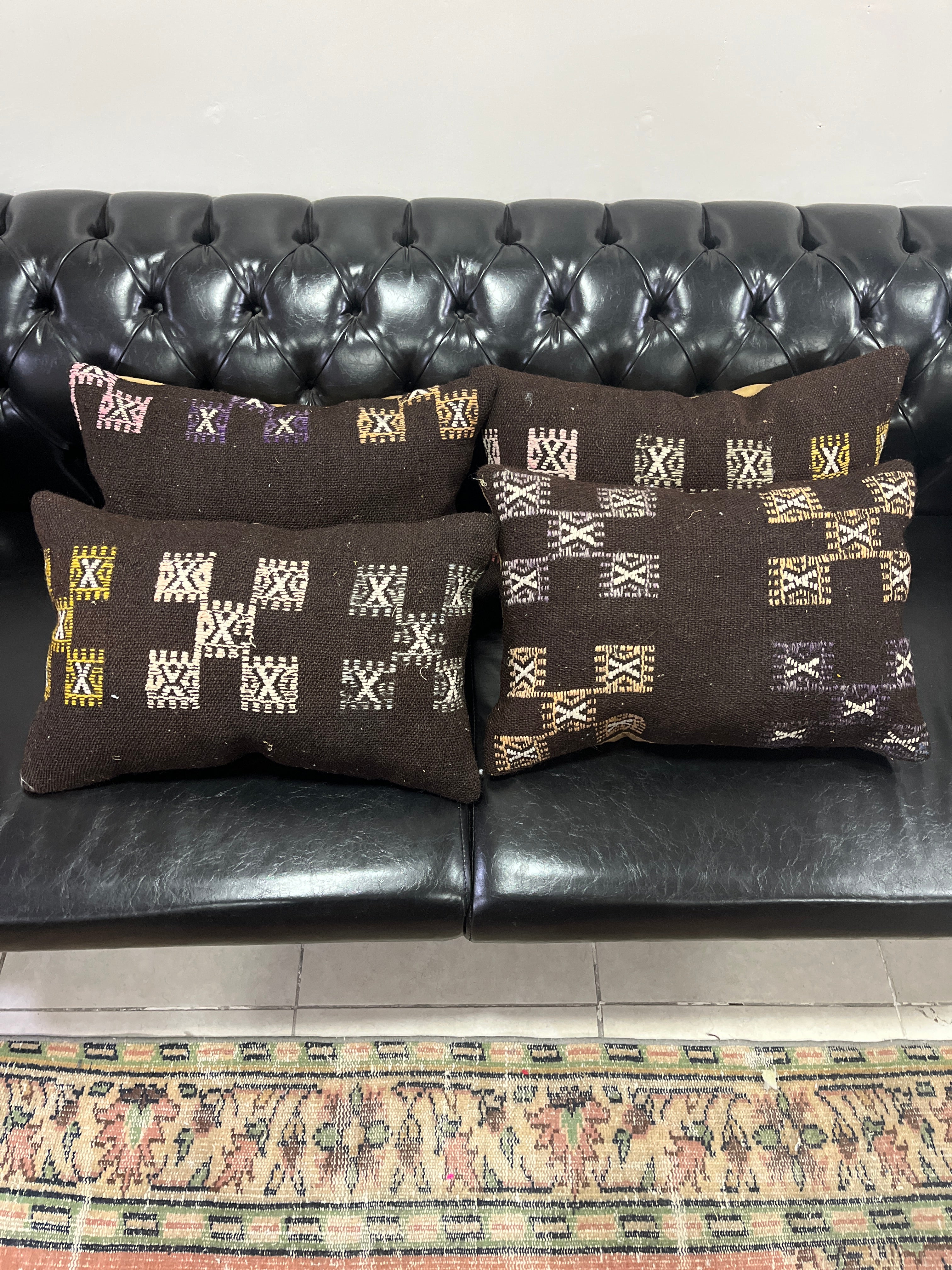 El Yapımı Otantik Yastık Kılıfı Seti