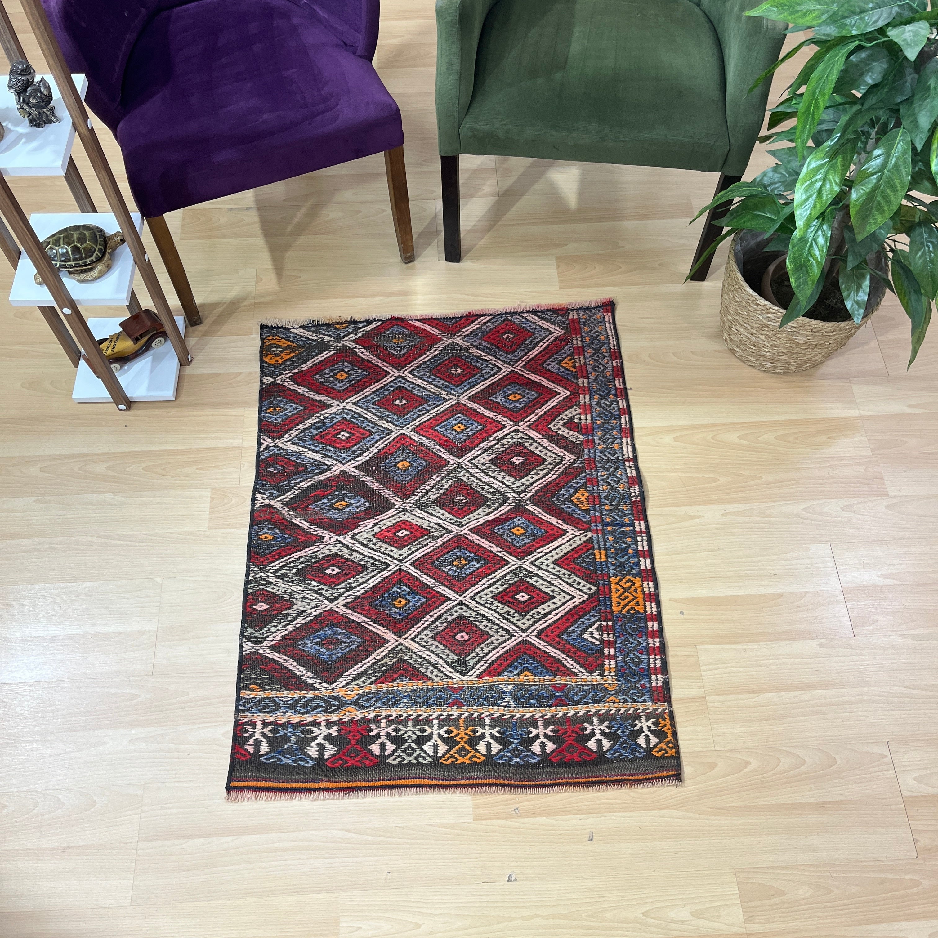 Authentic Handwoven Turkish Kilim