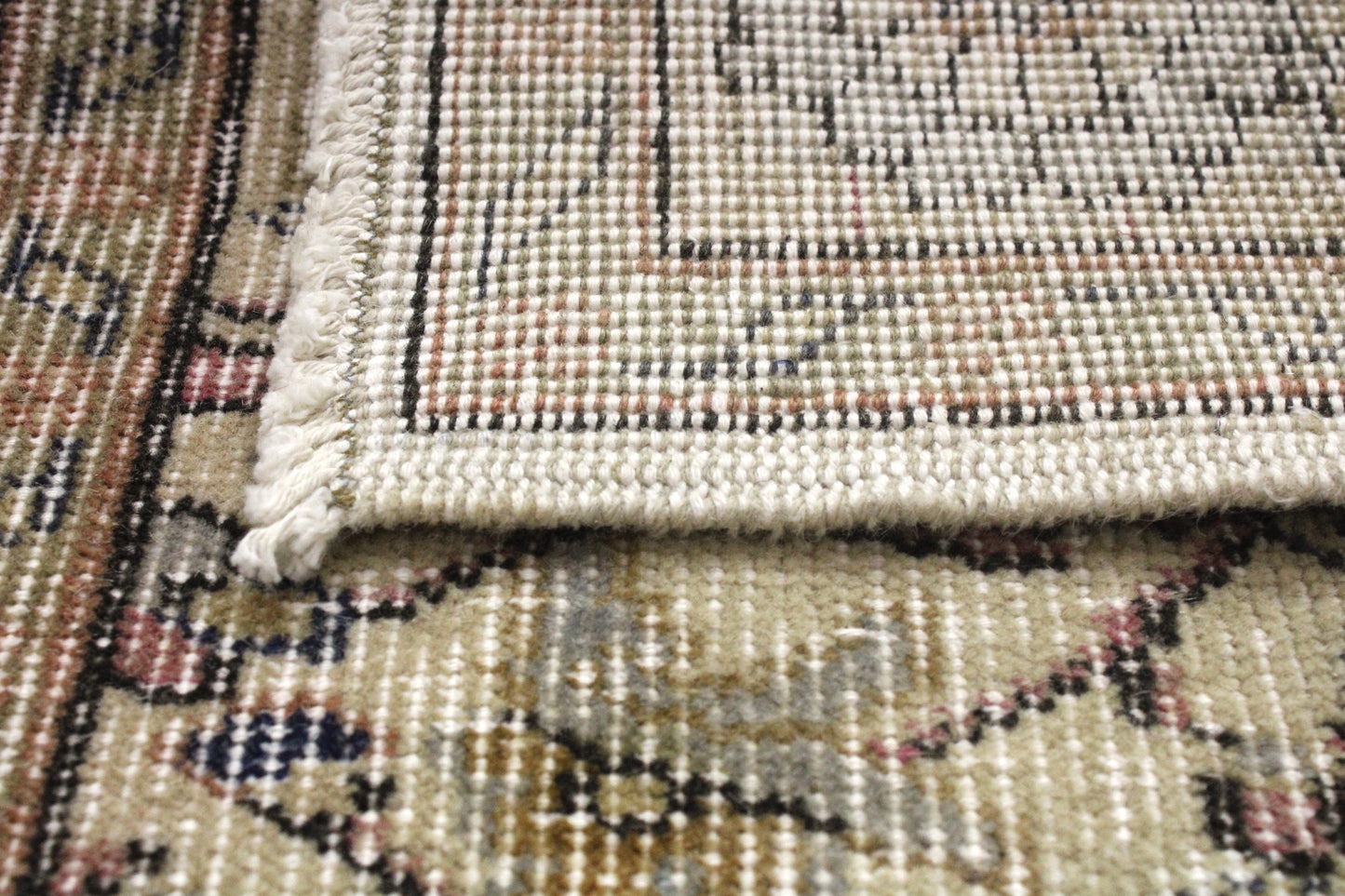 Hand-Knotted Vintage Turkish Rug (5'11" x 9'2")