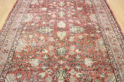 Hand-Knotted Vintage Turkish Rug (5'5" x 8'6")