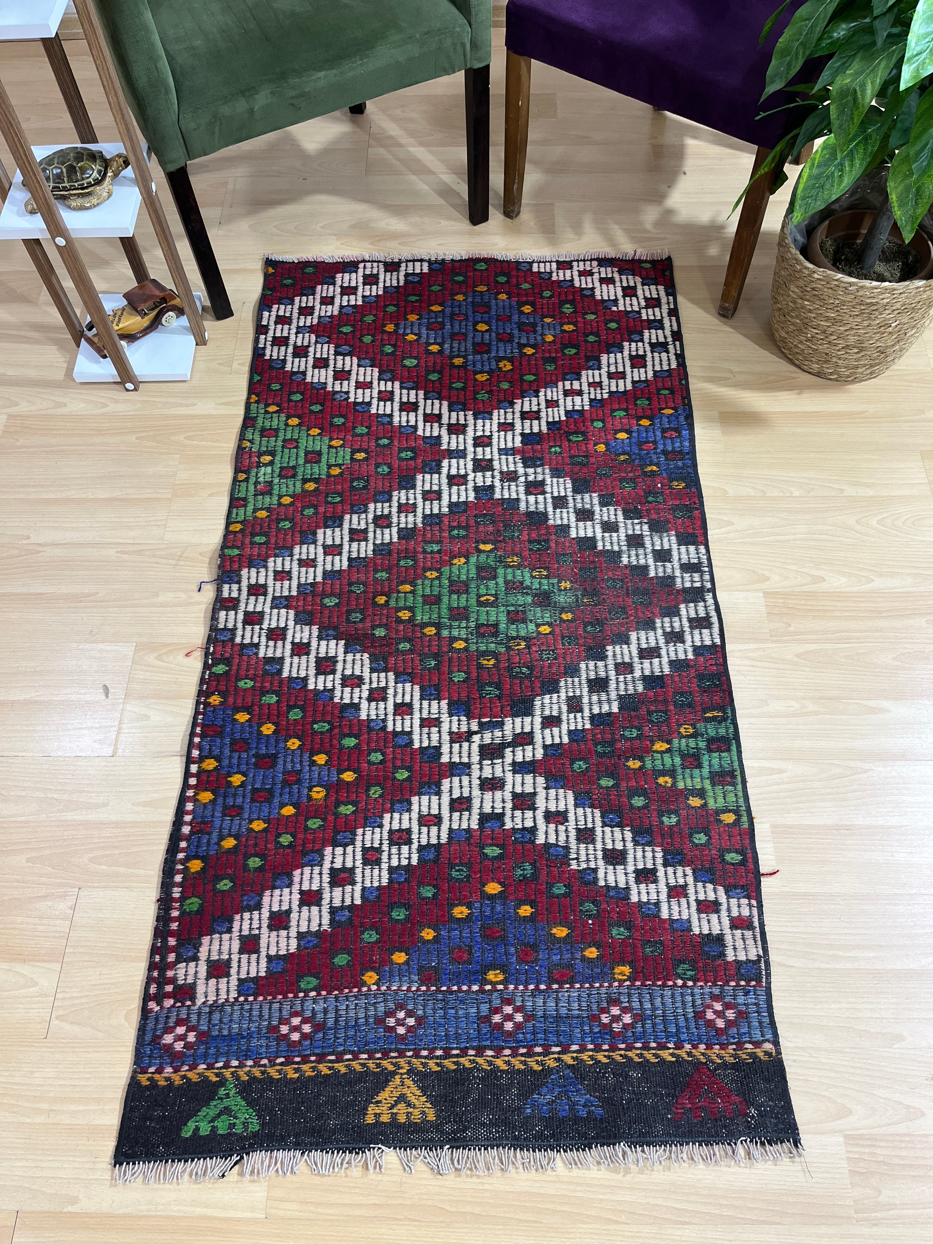 Authentic Handwoven Turkish Kilim