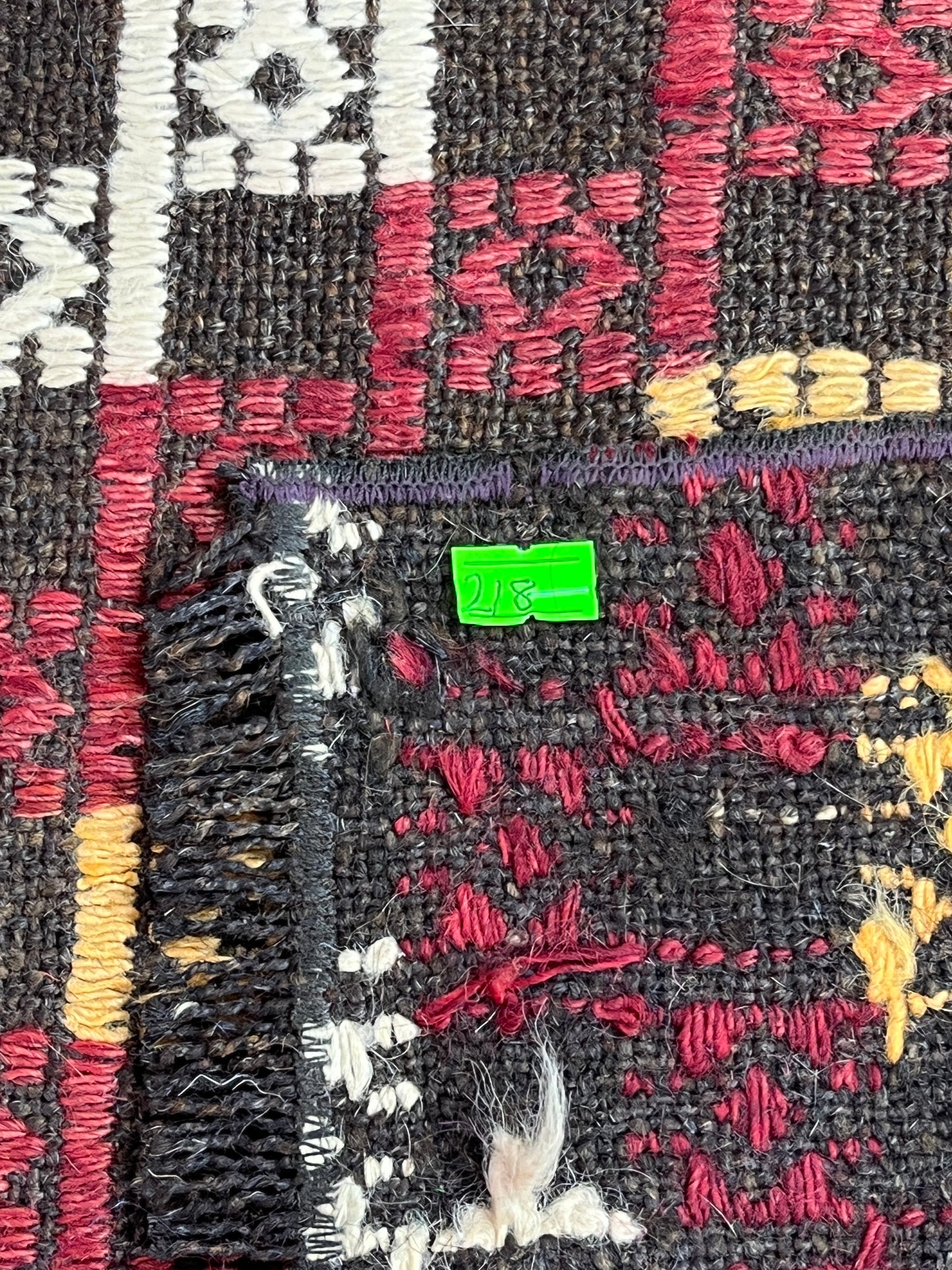 Handwoven Turkish Vintage Kilim (2'8" x 5'9")