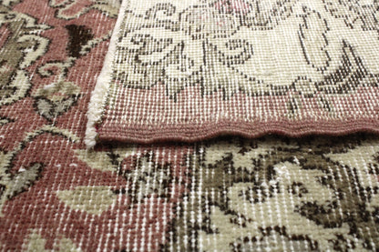 Hand-Knotted Vintage Turkish Rug (5'6" x 9'4")