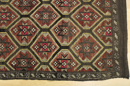 Handwoven Turkish Vintage Kilim (5'1" x 9'2")