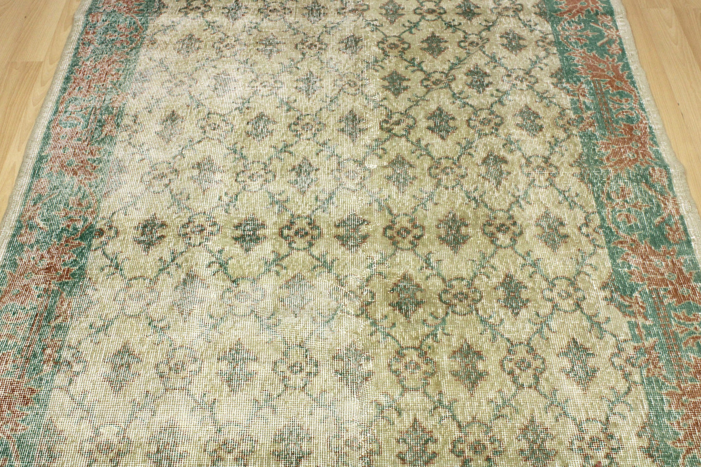 Hand-Knotted Vintage Turkish Rug (5'0" x 8'6")