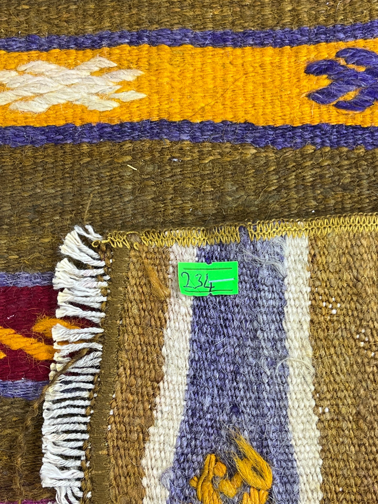 Handwoven Turkish Vintage Kilim (2'6" x 4'3")