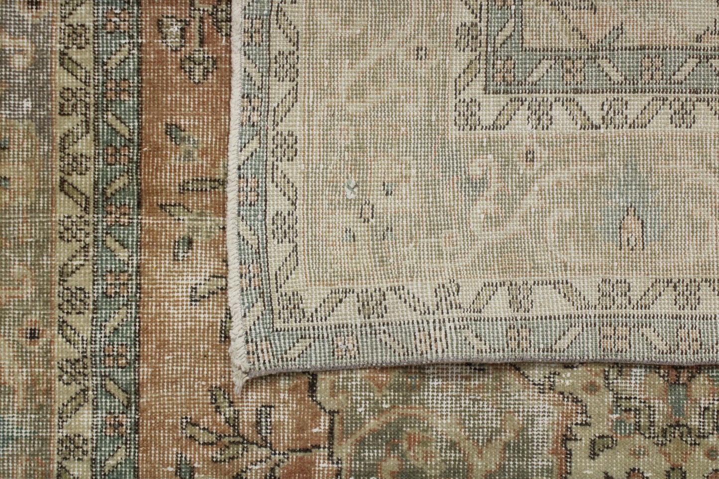 Hand-Knotted Vintage Turkish Rug (6'1" x 9'1")