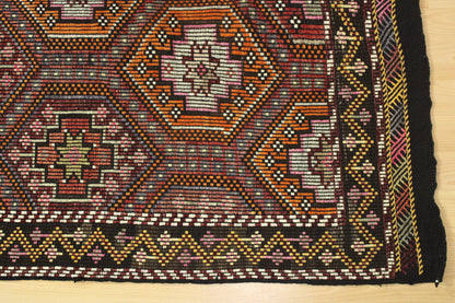 Handwoven Turkish Vintage Kilim (6'3" x 11'3")