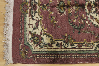 Hand-Knotted Vintage Turkish Rug (3'12" x 7'3")