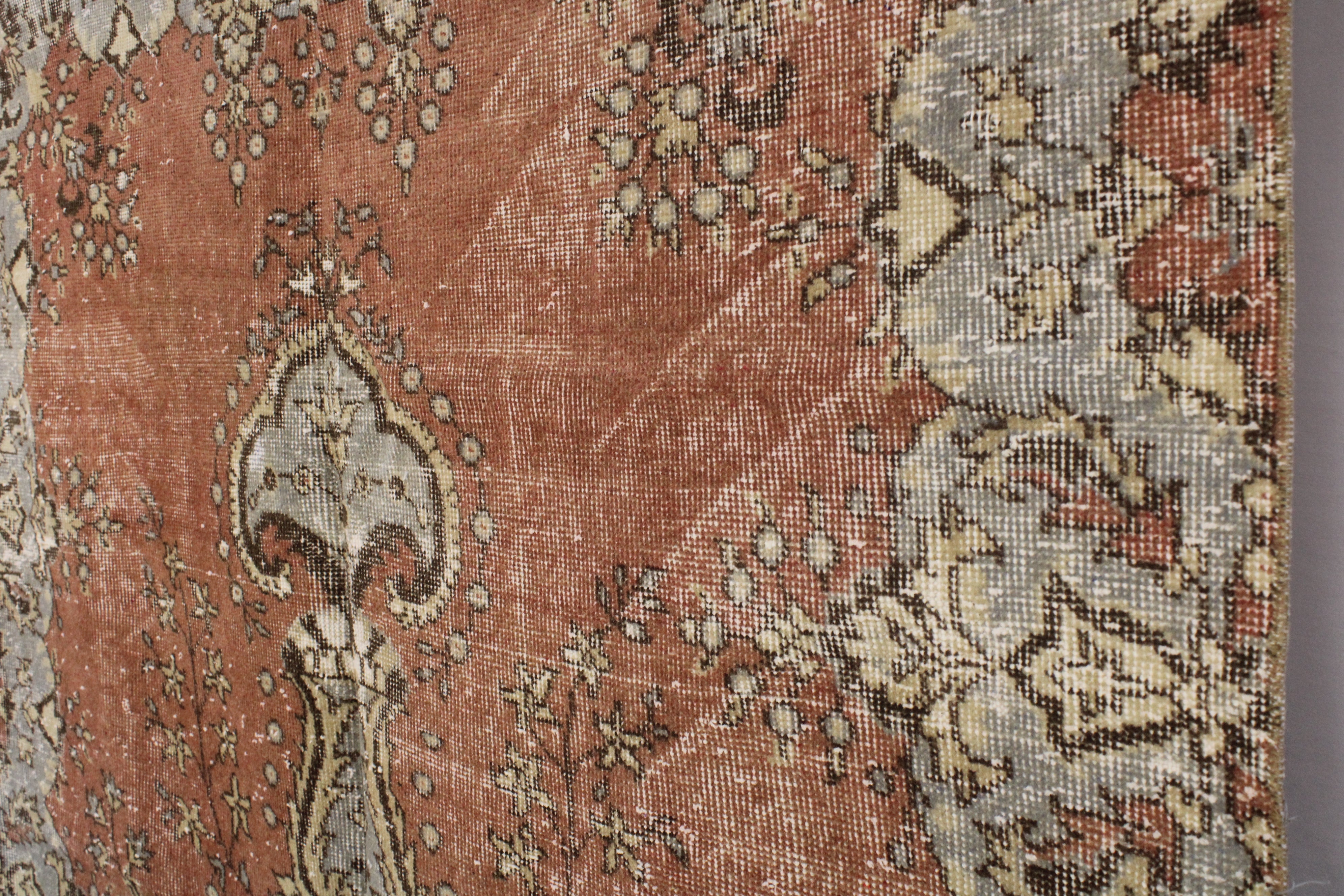 El Dokuma Anadolu Kök Boya Yün Halı