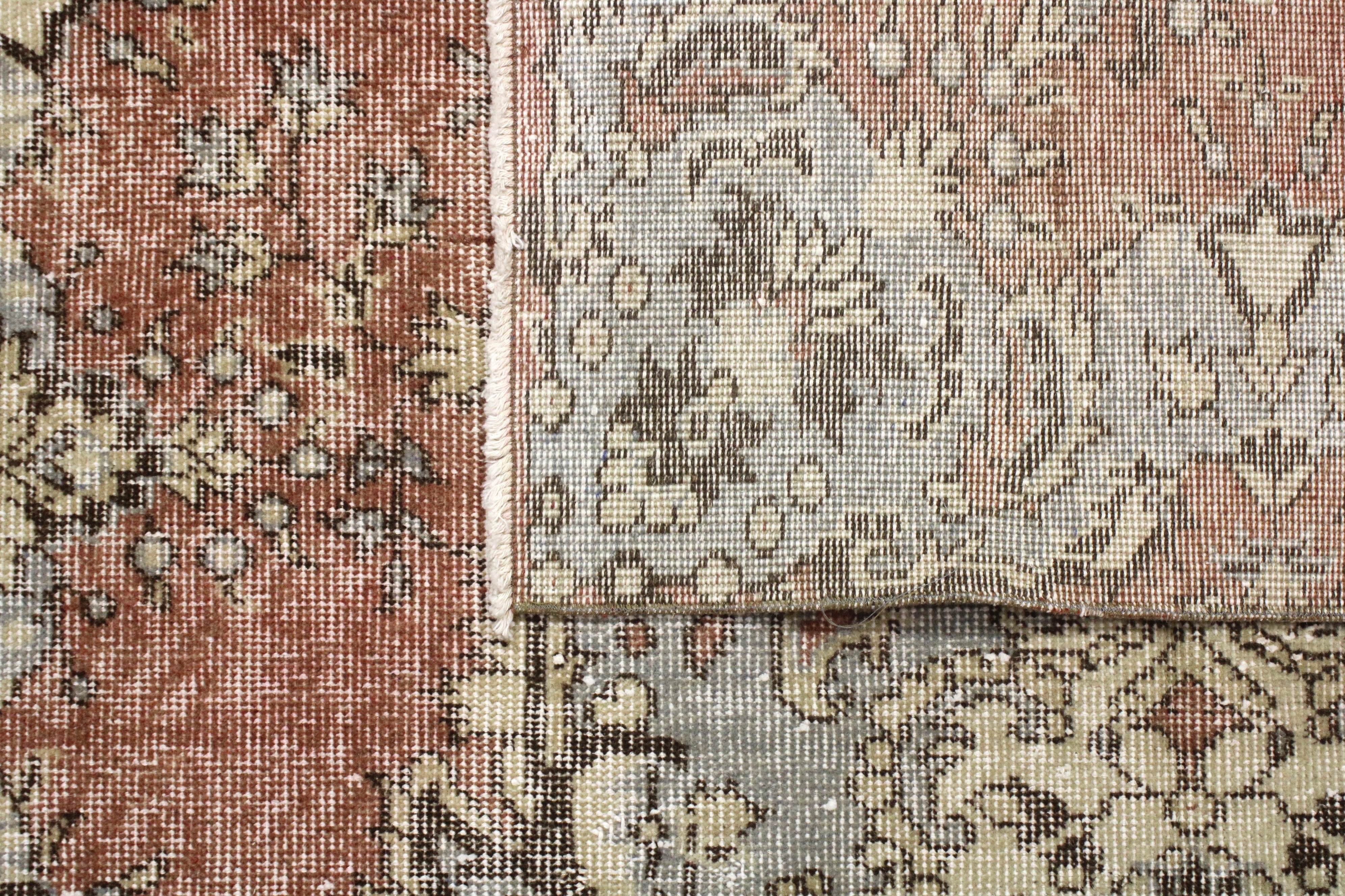 El Dokuma Anadolu Kök Boya Yün Halı