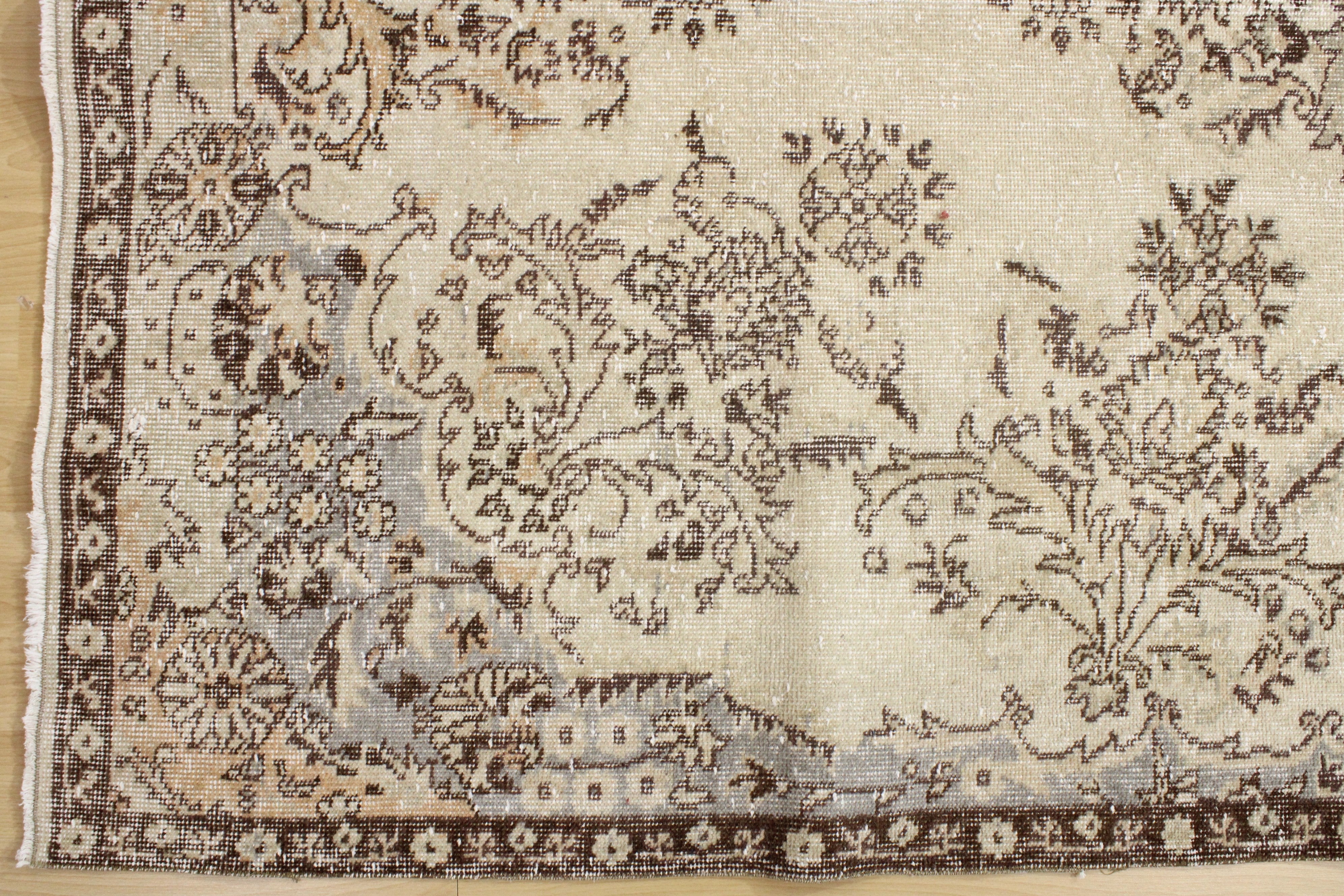 El Dokuma Anadolu Kök Boya Yün Halı