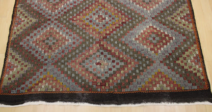 Handwoven Turkish Vintage Kilim (6'5" x 10'11")