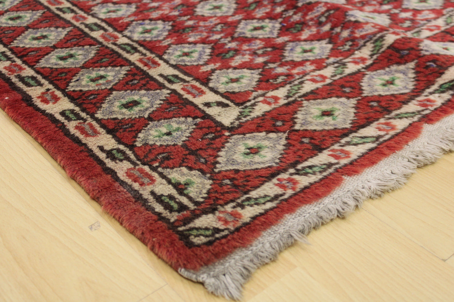 Hand-Knotted Vintage Turkish Rug (3'3" x 6'1")