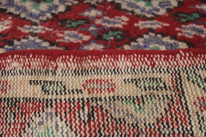 Hand-Knotted Vintage Turkish Rug (3'3" x 6'1")