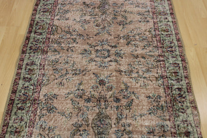 Hand-Knotted Vintage Turkish Rug (3'6" x 5'11")