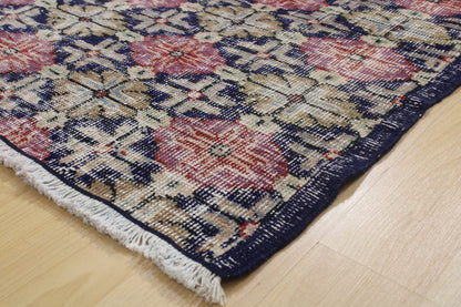 Hand-Knotted Vintage Turkish Rug (4'0" x 6'6")