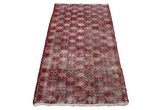 Hand-Knotted Vintage Turkish Rug (3'3" x 6'1")