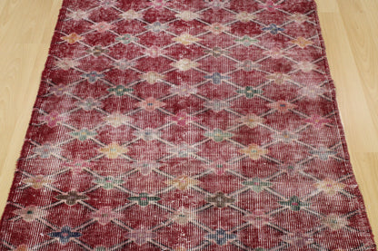 Hand-Knotted Vintage Turkish Rug (3'3" x 6'1")