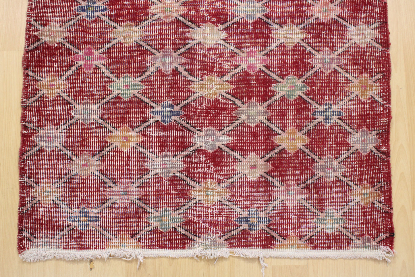 Hand-Knotted Vintage Turkish Rug (3'3" x 6'1")