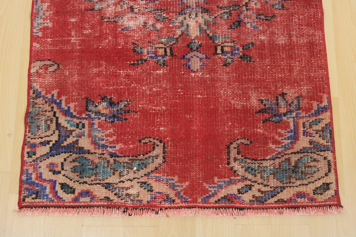 Hand-Knotted Vintage Turkish Runner Rug (2'8" x 7'9")