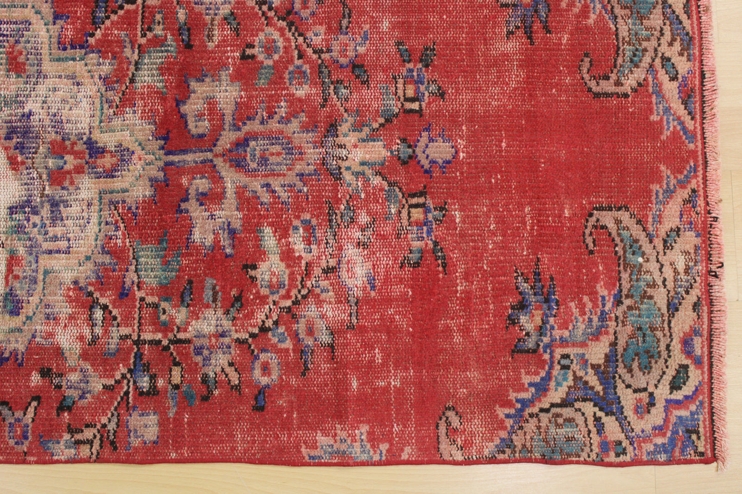 Hand-Knotted Vintage Turkish Runner Rug (2'8" x 7'9")