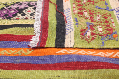 Handwoven Turkish Vintage Kilim (5'5" x 7'8")