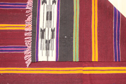 Handwoven Turkish Vintage Runner Kilim (4'1" x 8'10")