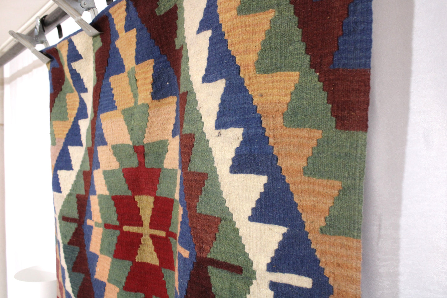 Handwoven Turkish Vintage Runner Kilim (3'7" x 8'9")