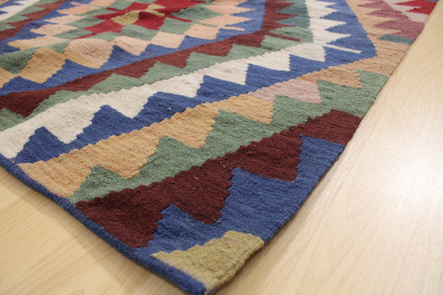 Handwoven Turkish Vintage Runner Kilim (3'7" x 8'9")