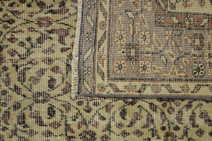 Hand-Knotted Vintage Turkish Rug (5'2" x 8'10")