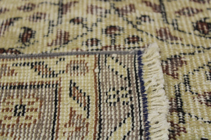 Hand-Knotted Vintage Turkish Rug (5'2" x 8'10")