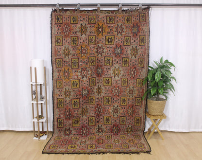 Handwoven Turkish Vintage Kilim (5'3" x 9'3")