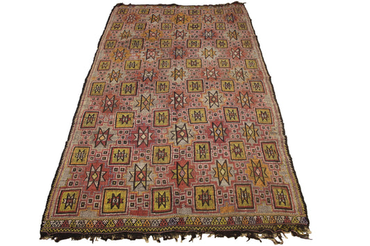 Handwoven Turkish Vintage Kilim (5'3" x 9'3")