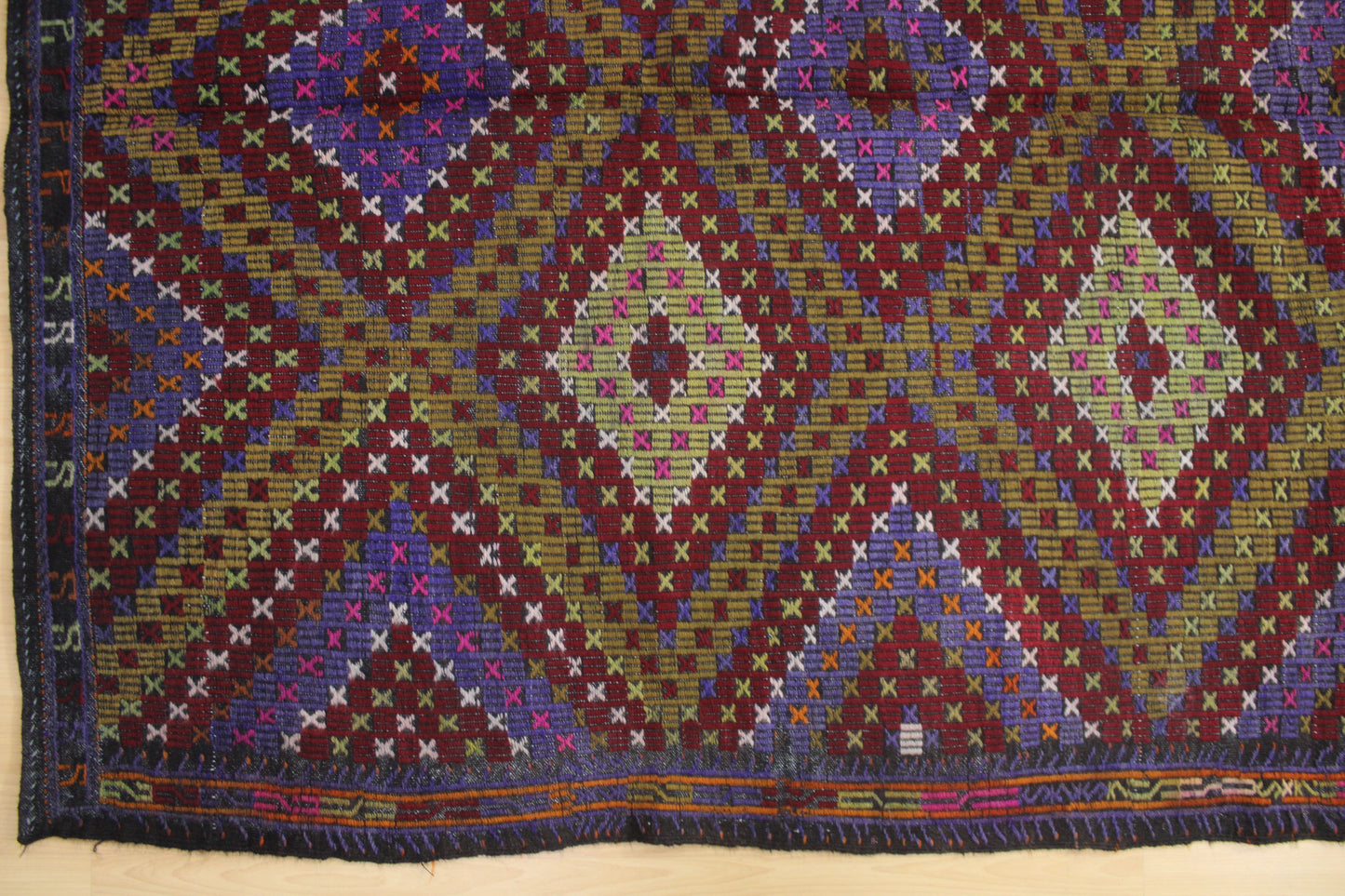 Handwoven Turkish Vintage Kilim (6'2" x 10'10")