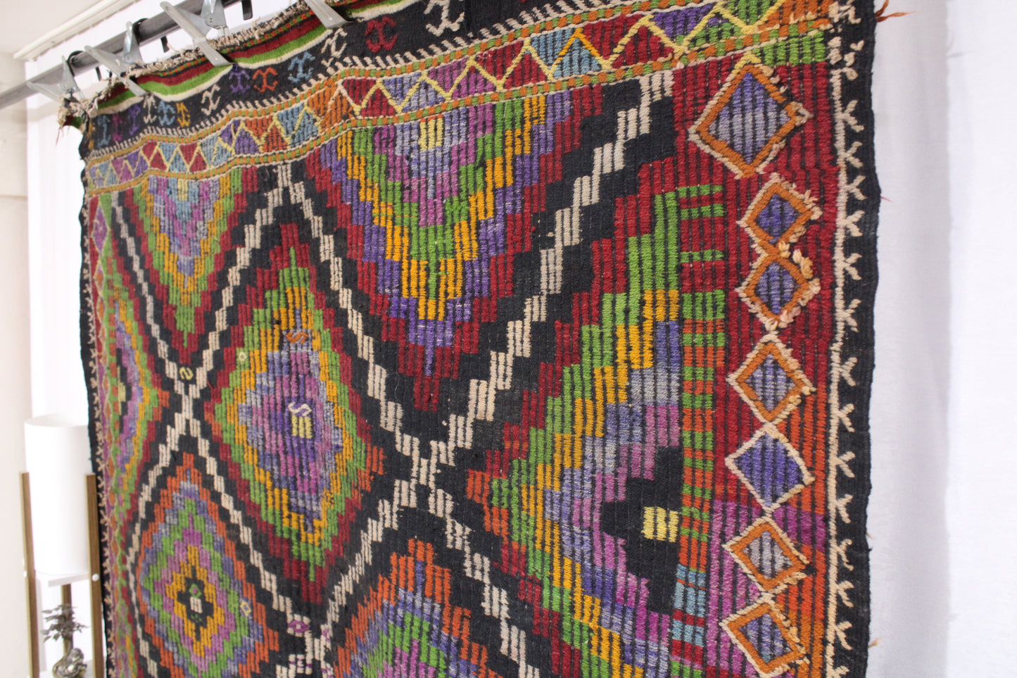 Handwoven Turkish Vintage Kilim (6'5" x 10'0")