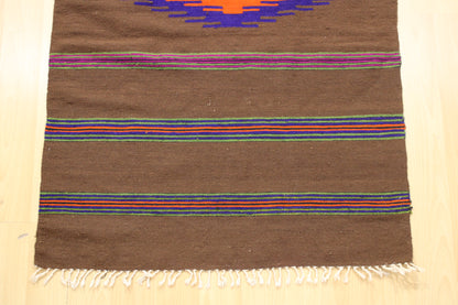 Handwoven Turkish Vintage Runner Kilim (2'9" x 7'1")