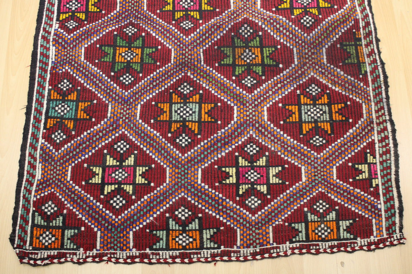 Vintage Turkish Anatolian Kilim