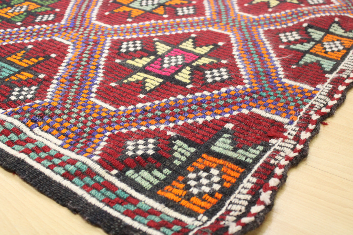 Vintage Turkish Anatolian Kilim