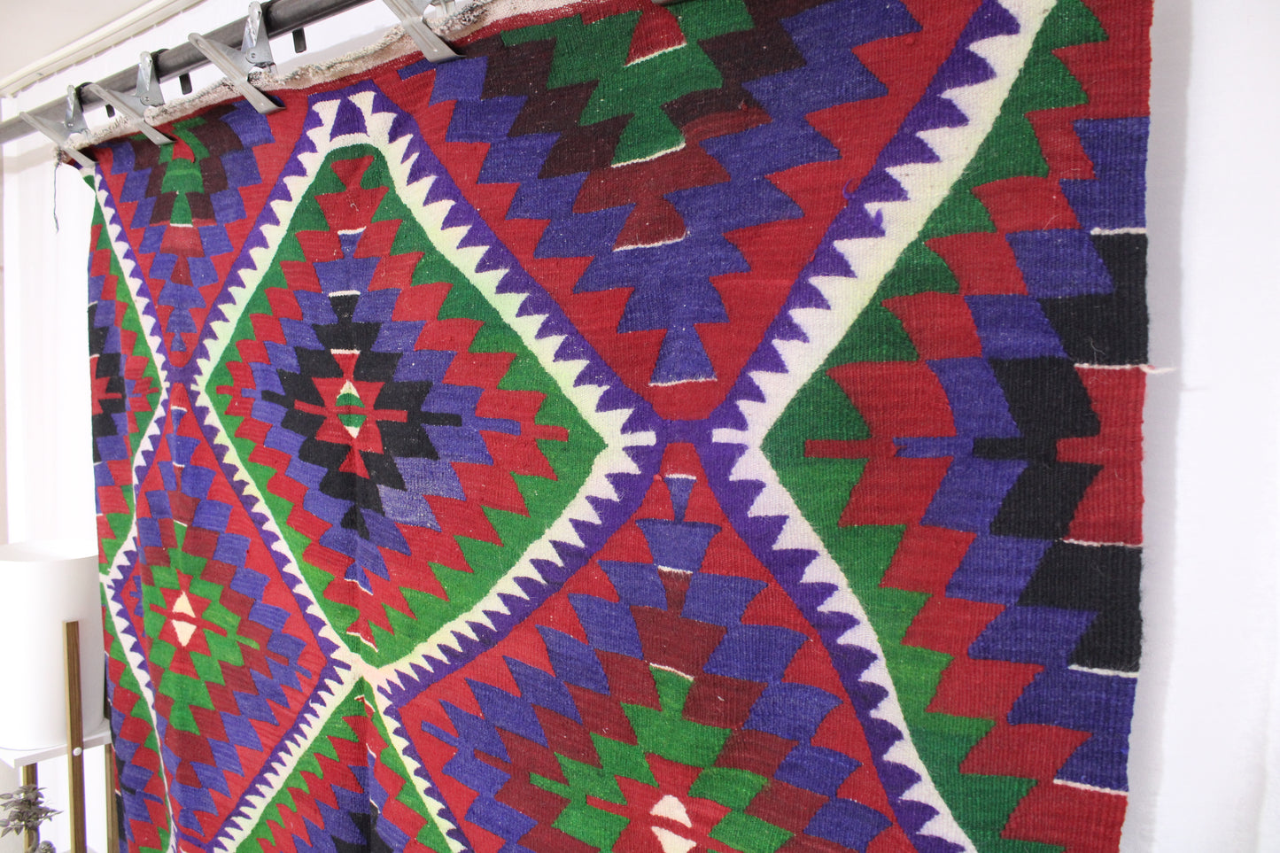 Handwoven Turkish Vintage Kilim (6'2" x 10'9")