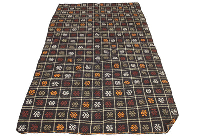 Handwoven Turkish Vintage Kilim (5'2" x 8'6")