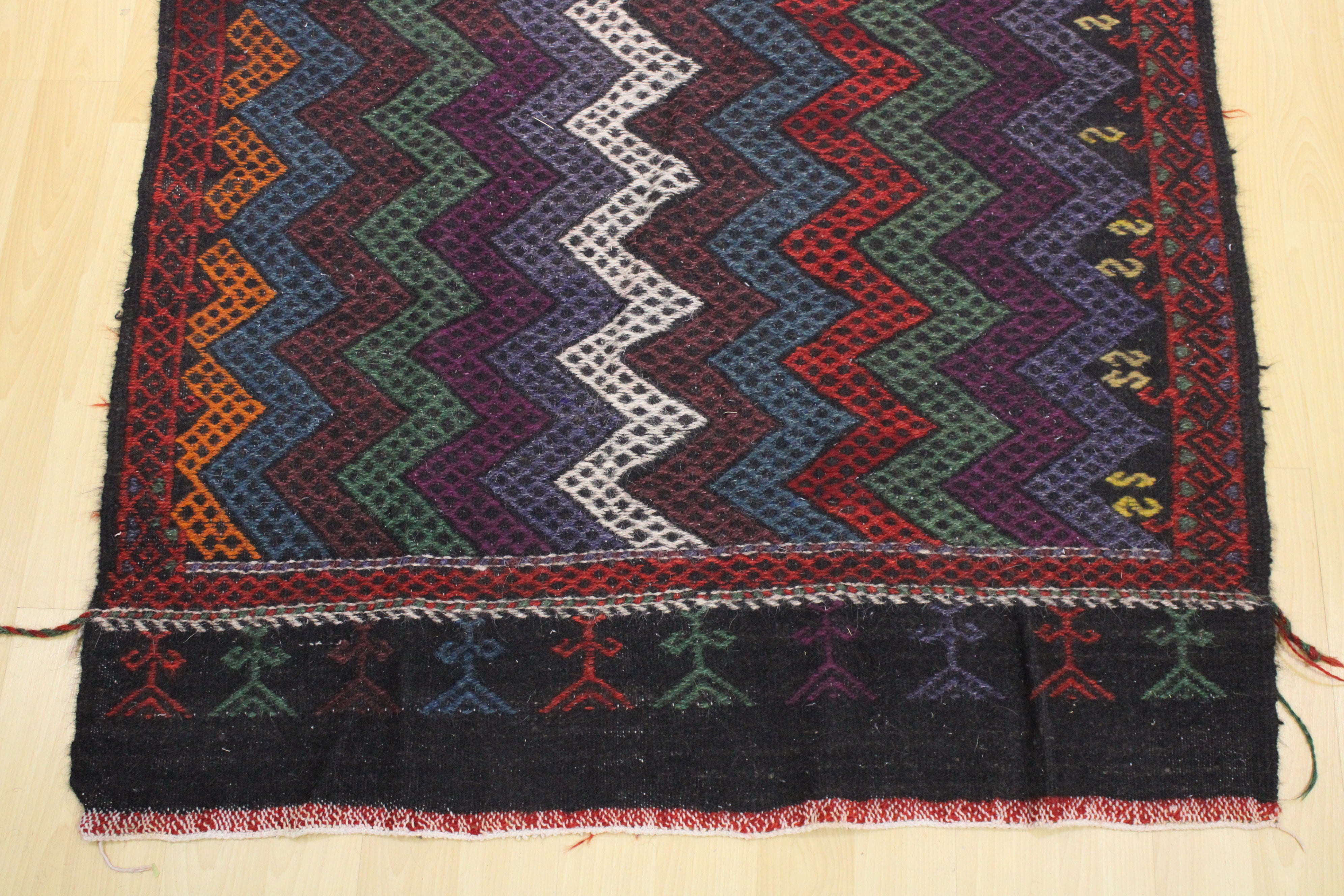 Authentic Handwoven Turkish Runner Kilim