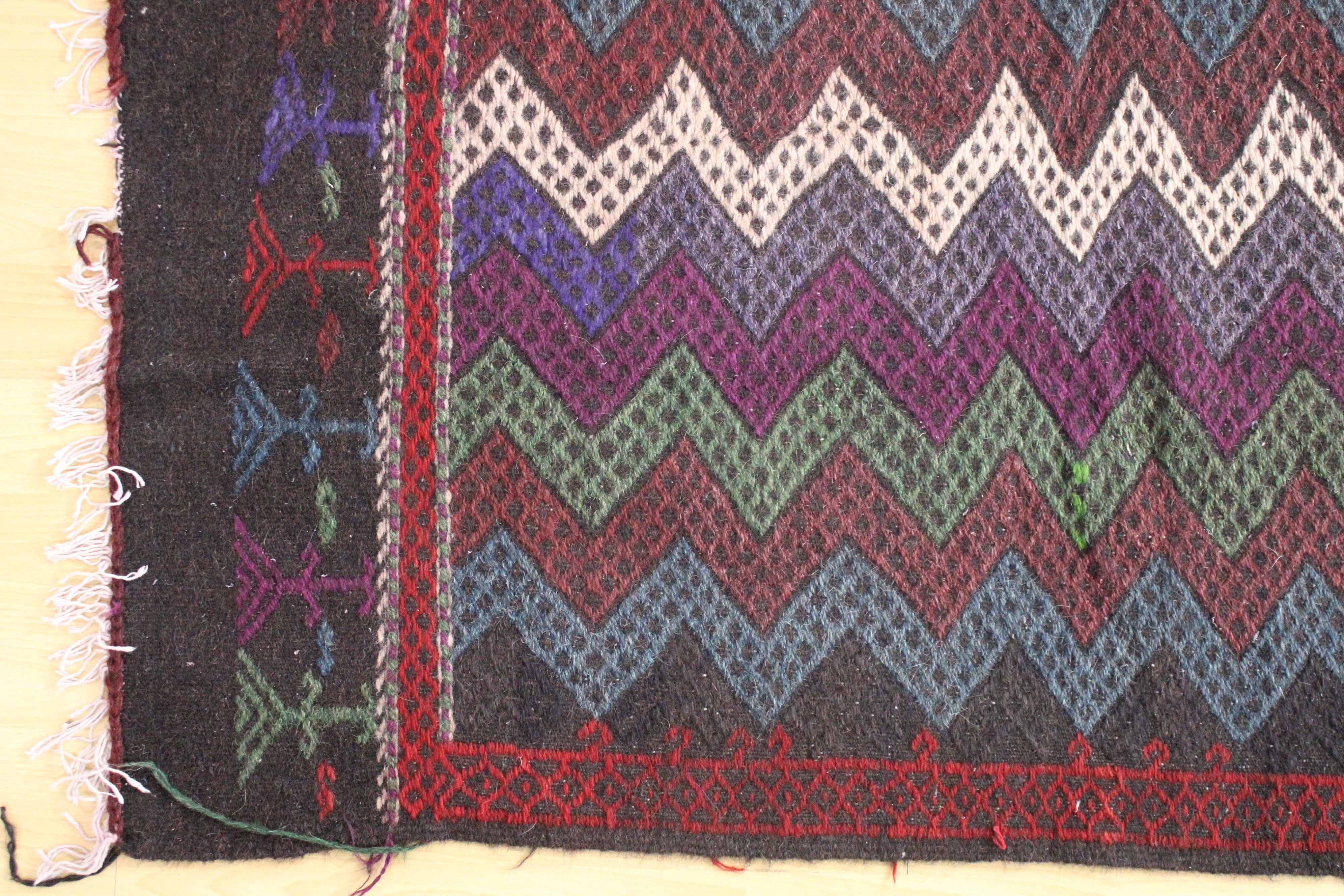Authentic Handwoven Turkish Runner Kilim