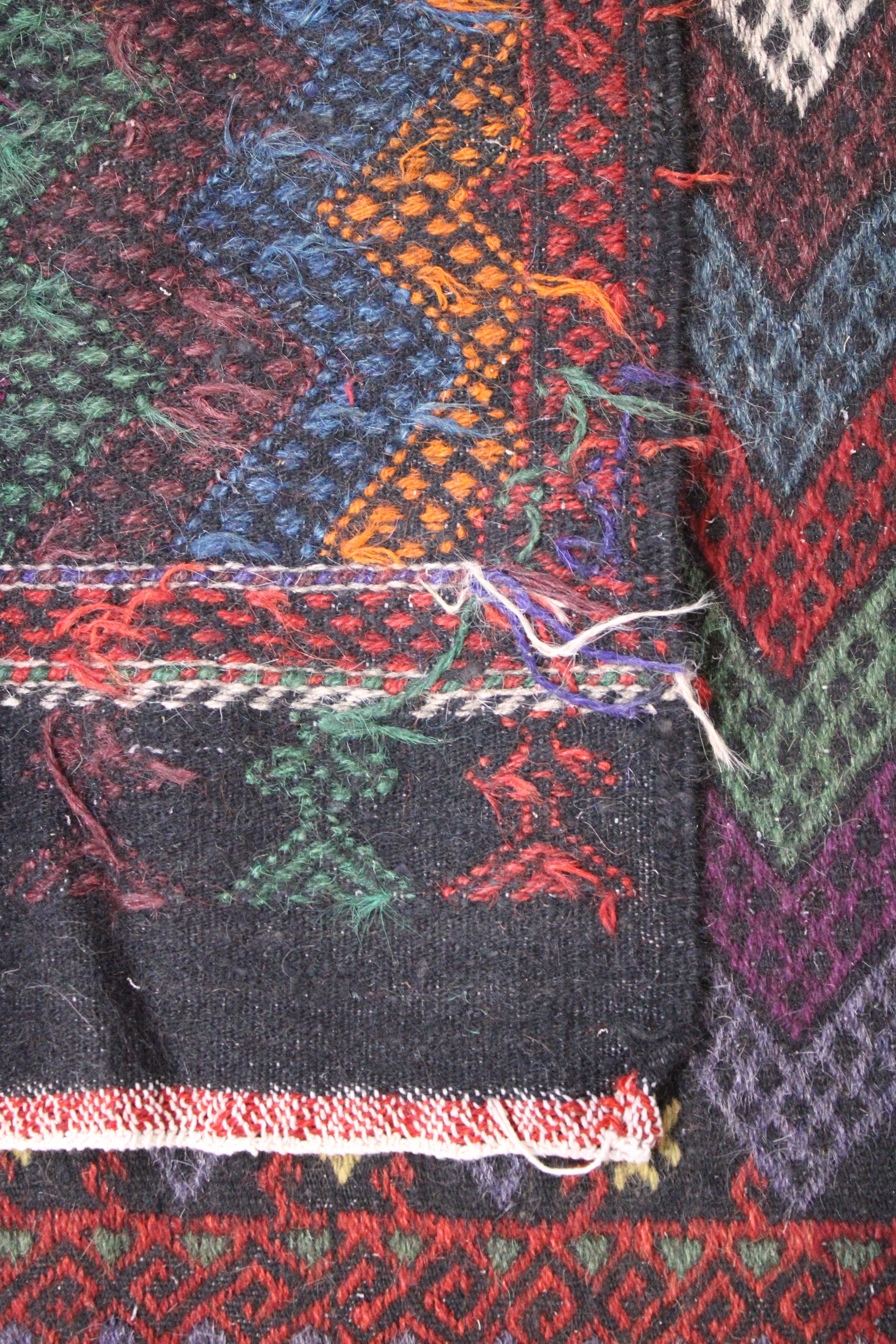 Authentic Handwoven Turkish Runner Kilim