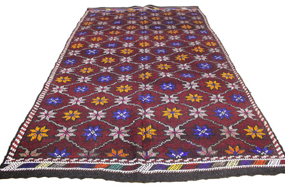 Handwoven Turkish Vintage Kilim (6'3" x 10'2")